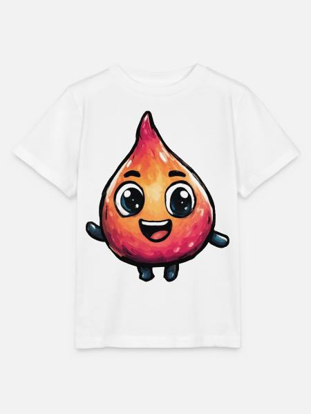 Fröhlicher Tropfen Charme - Stanley/Stella Kinder T-Shirt MINI CREATOR - Weiß