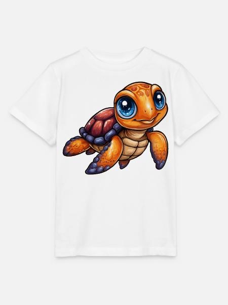 Kinder Schildkröte  - Stanley/Stella Kinder T-Shirt MINI CREATOR  - Weiß