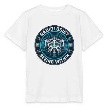 Radiologe Röntgenröntgen medizinisches Abzeichen als Geschenk - Stanley/Stella Kinder T-Shirt MINI CREATOR  - Weiß - Vorne - Maike (125cm)