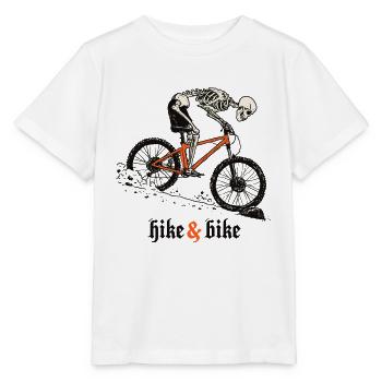 Hike nd bike - Stanley/Stella Kinder T-Shirt MINI CREATOR  - Weiß - Vorne - Maike (125cm)