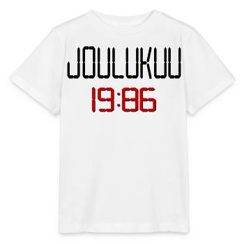 Finnland, Geburtstag im Dezember 1986 - Stanley/Stella Kinder T-Shirt MINI CREATOR  - Weiß - Vorne - Maike (125cm)