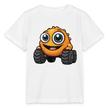 KullerMonster auf Rädern - Stanley/Stella Kinder T-Shirt MINI CREATOR  - Weiß - Vorne - Maike (125cm)