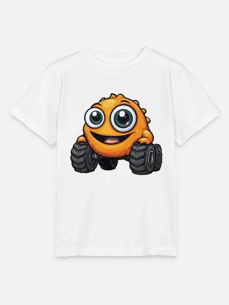 KullerMonster auf Rädern - Stanley/Stella Kinder T-Shirt MINI CREATOR - Weiß