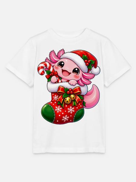 Zuckersüßes Weihnachtsmonster - Stanley/Stella Kinder T-Shirt MINI CREATOR  - Weiß