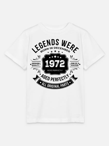 Dezember 1972 - Stanley/Stella Kinder T-Shirt MINI CREATOR - Weiß