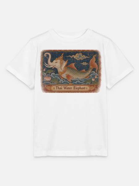 Thailändischer Wasserelefant (Chang Nam) - Stanley/Stella Kinder T-Shirt MINI CREATOR - Weiß
