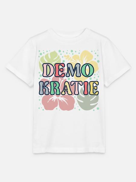 Demokratie Blume - Stanley/Stella Kinder T-Shirt MINI CREATOR - Weiß