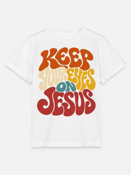 Christlicher Spruch Jesus Glaube - Stanley/Stella Kinder T-Shirt MINI CREATOR  - Weiß