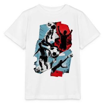 Fußball - Stanley/Stella Kinder T-Shirt MINI CREATOR  - Weiß - Vorne - Maike (125cm)