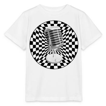 Vintage-Mikrofon - Stanley/Stella Kinder T-Shirt MINI CREATOR  - Weiß - Vorne - Maike (125cm)
