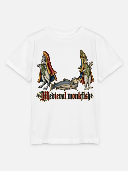 Mittelalterlicher Seeteufel - Stanley/Stella Kinder T-Shirt MINI CREATOR - Weiß