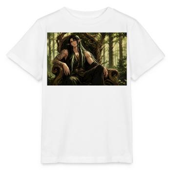 Waldfürst des Schattenwaldes - Stanley/Stella Kinder T-Shirt MINI CREATOR  - Weiß - Vorne - Maike (125cm)
