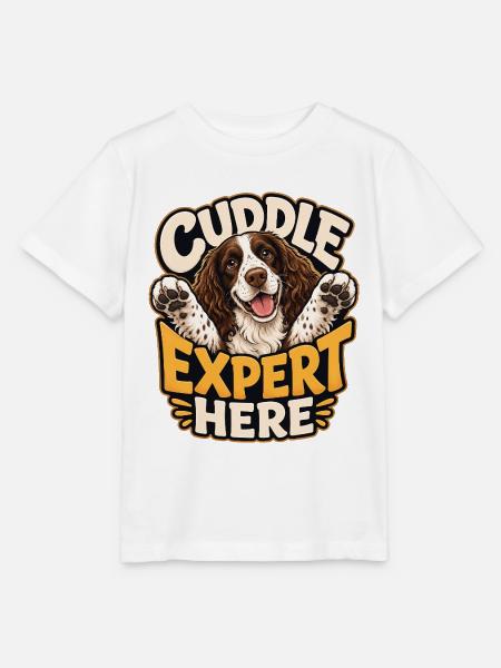 Englischer Springer-Spaniel - Stanley/Stella Kinder T-Shirt MINI CREATOR  - Weiß