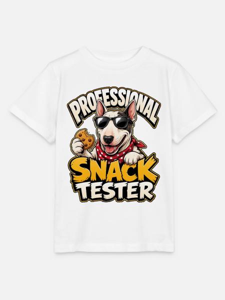 Bullterrier - Stanley/Stella Kinder T-Shirt MINI CREATOR  - Weiß