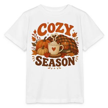 Herbst-Kokon-Saison - Stanley/Stella Kinder T-Shirt MINI CREATOR  - Weiß - Vorne - Maike (125cm)
