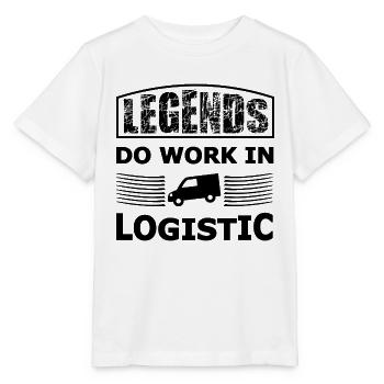Logistik und Transport Legenden - Stanley/Stella Kinder T-Shirt MINI CREATOR  - Weiß - Vorne - Maike (125cm)