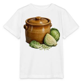 Steinzeug-Krocken und die Kohlernte - Stanley/Stella Kinder T-Shirt MINI CREATOR  - Weiß - Vorne - Maike (125cm)