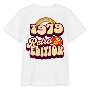 1979 Retro Edition Geburtstag Vintage 70er Spruch - Stanley/Stella Kinder T-Shirt MINI CREATOR  - Weiß - Vorne - Maike (125cm)
