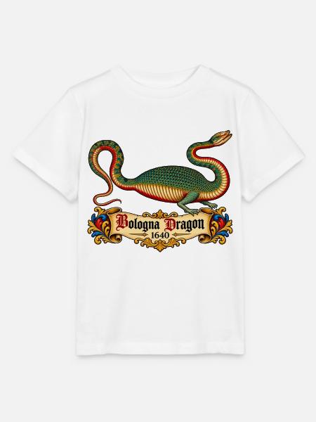 Bologna-Drache (1640) - Stanley/Stella Kinder T-Shirt MINI CREATOR - Weiß