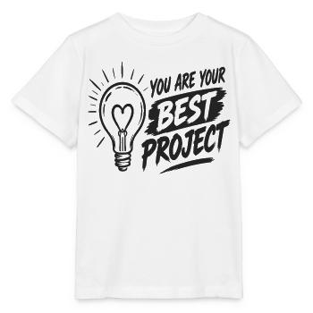 You Are Your Best Project Glühbirnen - Stanley/Stella Kinder T-Shirt MINI CREATOR  - Weiß - Vorne - Maike (125cm)