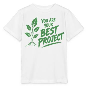 You Are Your Best Project Achtsamkeit Pflanzen - Stanley/Stella Kinder T-Shirt MINI CREATOR  - Weiß - Vorne - Maike (125cm)