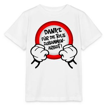 Abschied Kollegen Danke - Stanley/Stella Kinder T-Shirt MINI CREATOR  - Weiß - Vorne - Maike (125cm)