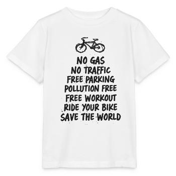 Safe the world - Stanley/Stella Kinder T-Shirt MINI CREATOR  - Weiß - Vorne - Maike (125cm)