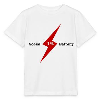 Elektrischer 1%-Bolzenimpuls - Stanley/Stella Kinder T-Shirt MINI CREATOR  - Weiß - Vorne - Maike (125cm)