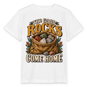 Die guten Steine kommen nach Hause - Stanley/Stella Kinder T-Shirt MINI CREATOR  - Weiß - Vorne - Maike (125cm)