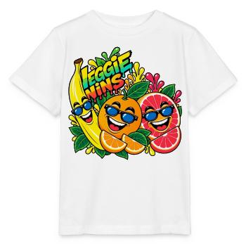 Veggie Wins Obst - Stanley/Stella Kinder T-Shirt MINI CREATOR  - Weiß - Vorne - Maike (125cm)