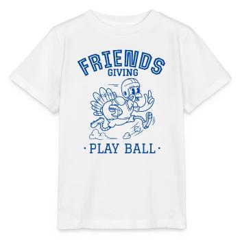 Freunde geben Ballspiel - Stanley/Stella Kinder T-Shirt MINI CREATOR  - Weiß - Vorne - Maike (125cm)