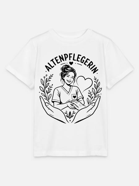 Altenpflegerin - Stanley/Stella Kinder T-Shirt MINI CREATOR - Weiß