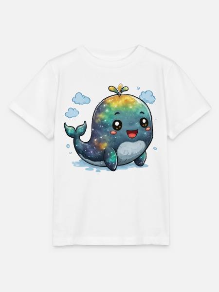 Galaxie-Wal Kuschelheld - Stanley/Stella Kinder T-Shirt MINI CREATOR - Weiß
