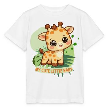 MY CUTE LITTLE BABY - Stanley/Stella Kinder T-Shirt MINI CREATOR  - Weiß - Vorne - Maike (125cm)