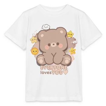 EVERYONE loves YOU - Stanley/Stella Kinder T-Shirt MINI CREATOR  - Weiß - Vorne - Maike (125cm)