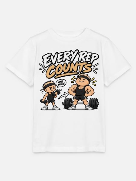 Jede Wiederholung zählt - Stanley/Stella Kinder T-Shirt MINI CREATOR - Weiß