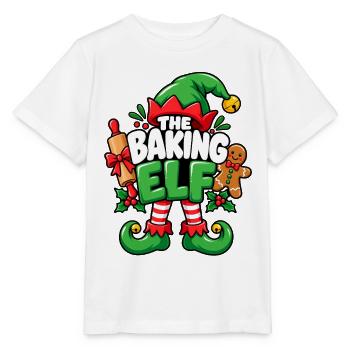 Die Backelf Festtagszauber - Stanley/Stella Kinder T-Shirt MINI CREATOR  - Weiß - Vorne - Maike (125cm)