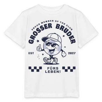 Großer Bruder 2027 - Stanley/Stella Kinder T-Shirt MINI CREATOR  - Weiß - Vorne - Maike (125cm)
