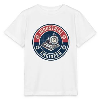 Stoppuhr-Deckdecke des Vintage Industrial Engineer Factory - Stanley/Stella Kinder T-Shirt MINI CREATOR  - Weiß - Vorne - Maike (125cm)