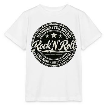 HANDGEFERTIGTER SOUND | Rock 'n' Roll - Stanley/Stella Kinder T-Shirt MINI CREATOR  - Weiß - Vorne - Maike (125cm)