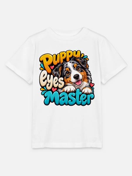 Australian Shepherd - Stanley/Stella Kinder T-Shirt MINI CREATOR  - Weiß