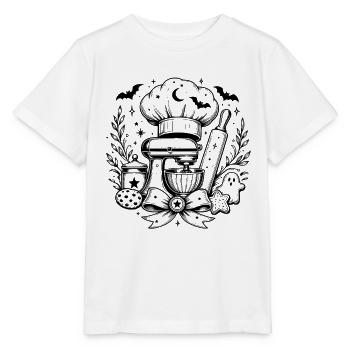 Halloween Backen - Stanley/Stella Kinder T-Shirt MINI CREATOR  - Weiß - Vorne - Maike (125cm)