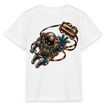 KOSMISCHER ROCKER | Mixtape - Stanley/Stella Kinder T-Shirt MINI CREATOR  - Weiß - Vorne - Maike (125cm)