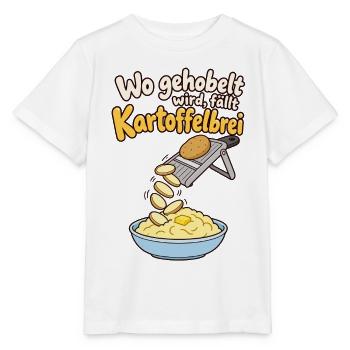 Kartoffelbrei Spruch Küchenhumor - Stanley/Stella Kinder T-Shirt MINI CREATOR  - Weiß - Vorne - Maike (125cm)