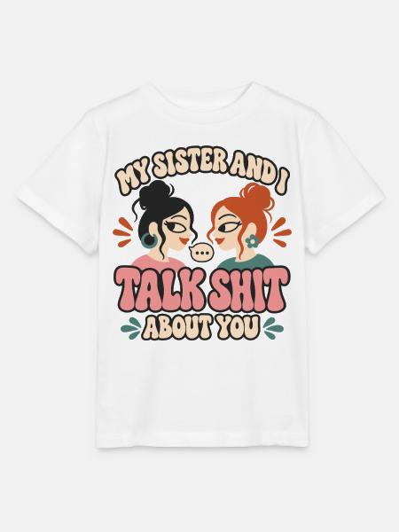 Geschwisterliebe Schwester Idee - Stanley/Stella Kinder T-Shirt MINI CREATOR - Weiß