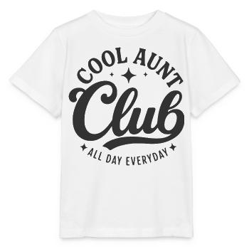 Cool Aunt Club - Stanley/Stella Kinder T-Shirt MINI CREATOR  - Weiß - Vorne - Maike (125cm)