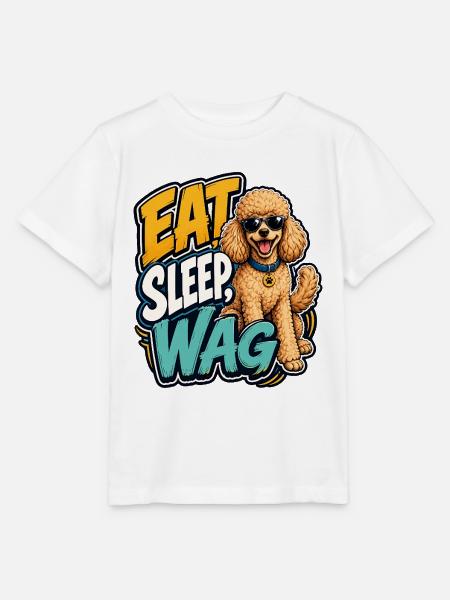 Pudel - Stanley/Stella Kinder T-Shirt MINI CREATOR - Weiß