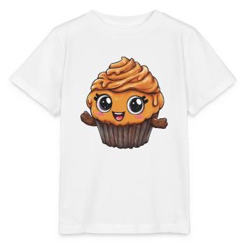 Kuscheliger Cupcake Held - Stanley/Stella Kinder T-Shirt MINI CREATOR  - Weiß - Vorne - Maike (125cm)