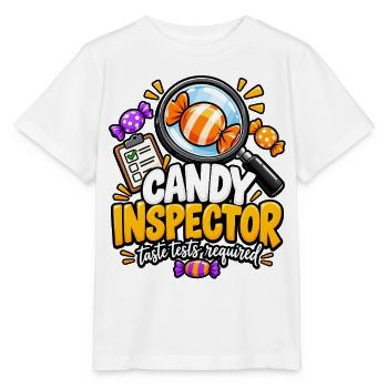 Candy Inspector Taste Tests - Stanley/Stella Kinder T-Shirt MINI CREATOR  - Weiß - Vorne - Maike (125cm)