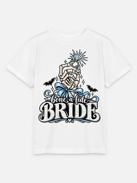Bone-a-kide Bride Ring Design - Stanley/Stella Kinder T-Shirt MINI CREATOR - Weiß